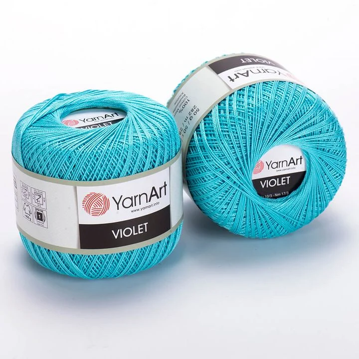 YarnArt Violet Cotton Yarn 50 g