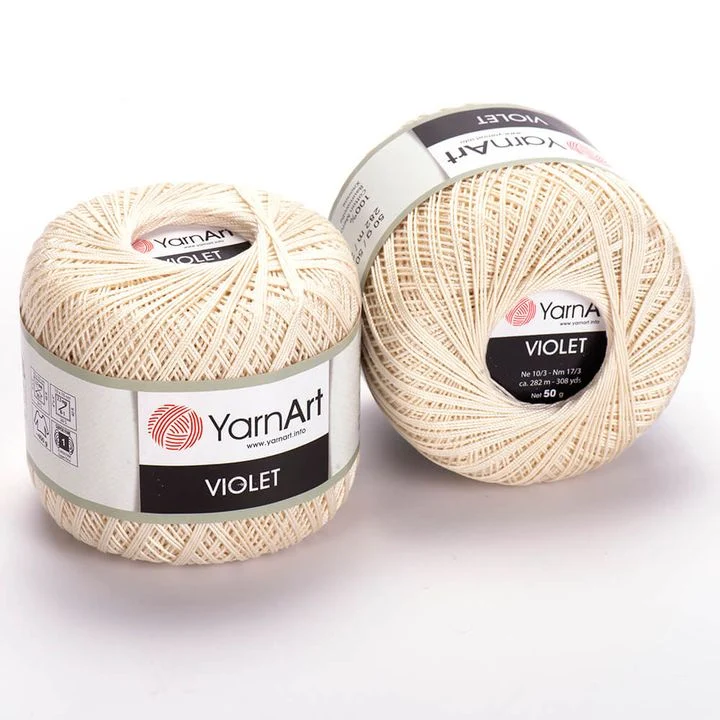 YarnArt Violet Cotton Yarn 50 g