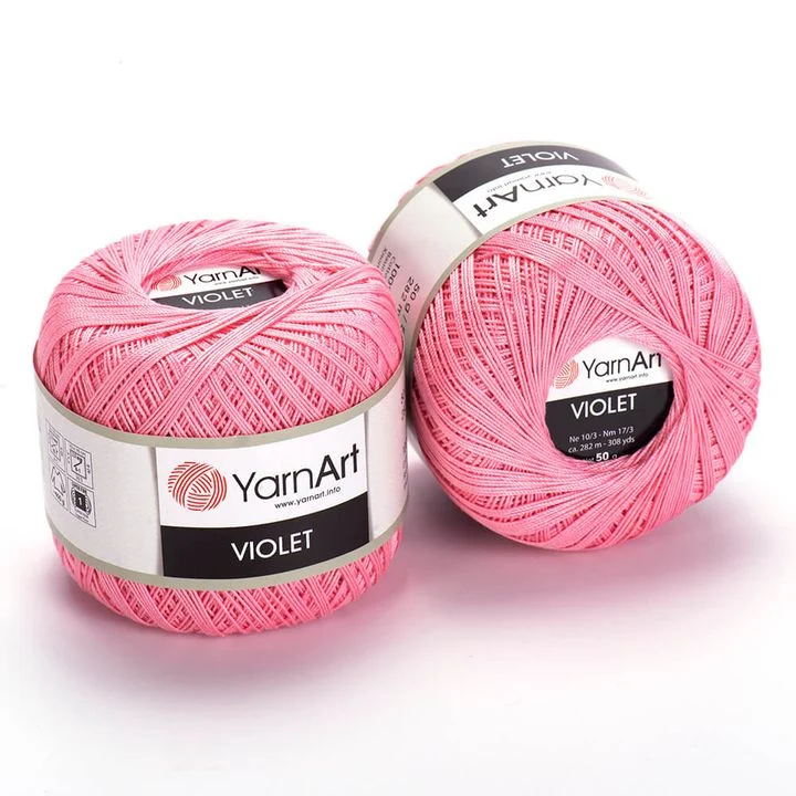 YarnArt Violet Cotton Yarn 50 g