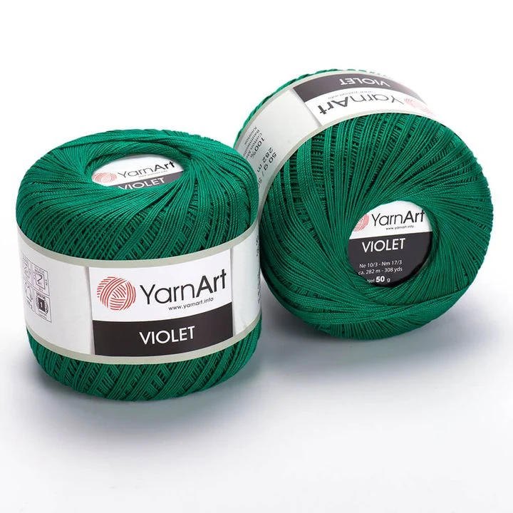 YarnArt Violet Cotton Yarn 50 g