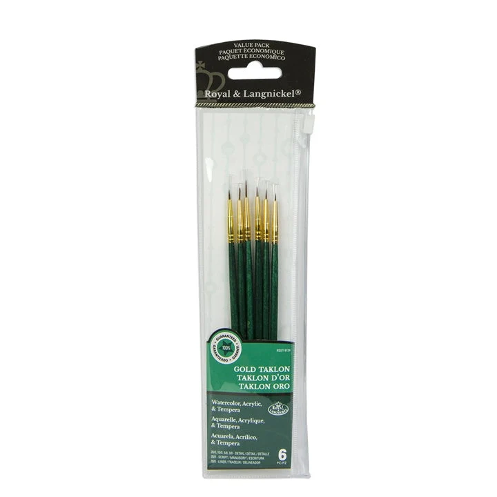 Royal and Langnickel Detail Brush Set of 6