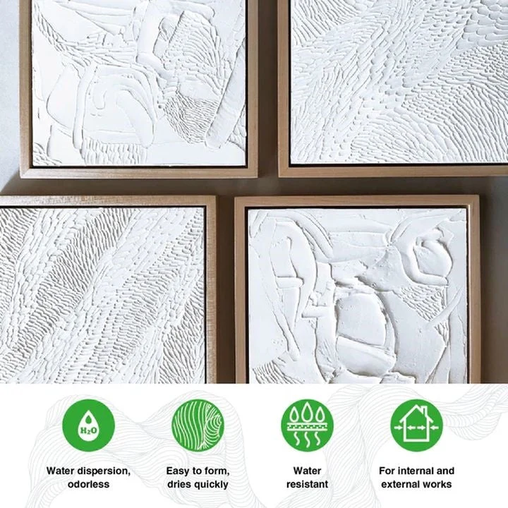Kompozit White Fine-Grain Texture Paste