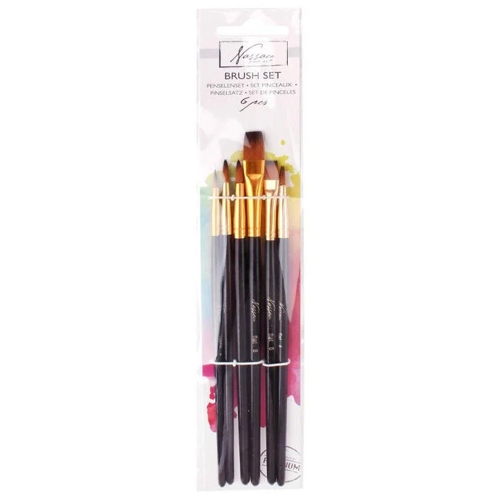 Nassau Fine Art Set of 6 Brushes