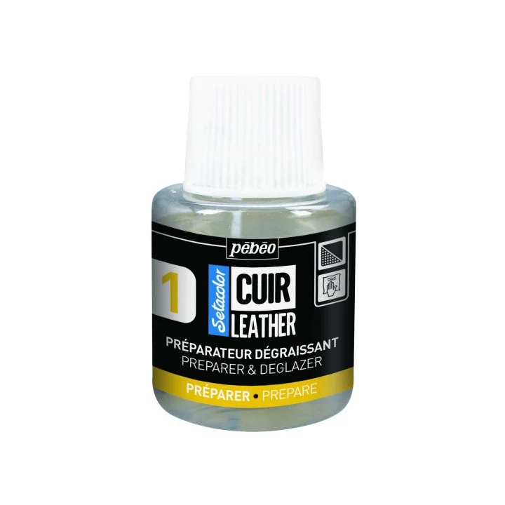 Pebeo Setacolor Leather Primer and Degreaser, 110 ml