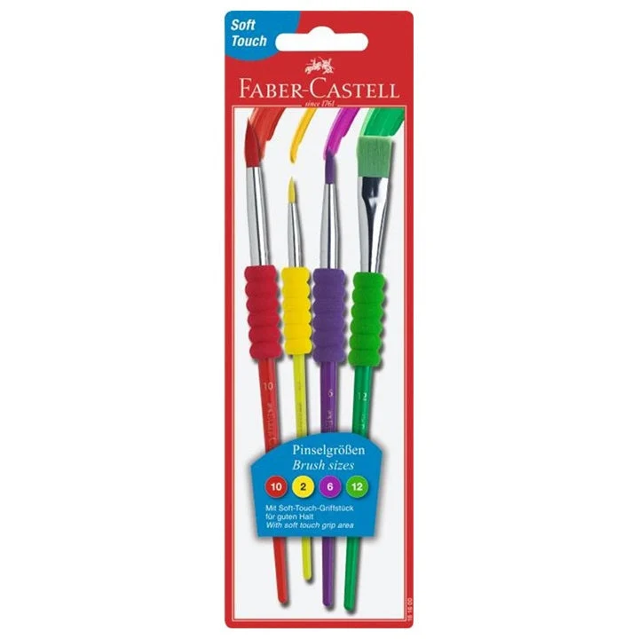 Faber-Castell Soft Brush Set of 4