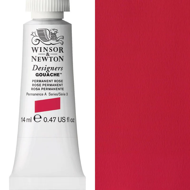 Winsor and Newton - Designers Gouache - 14ml - Permanent Rose