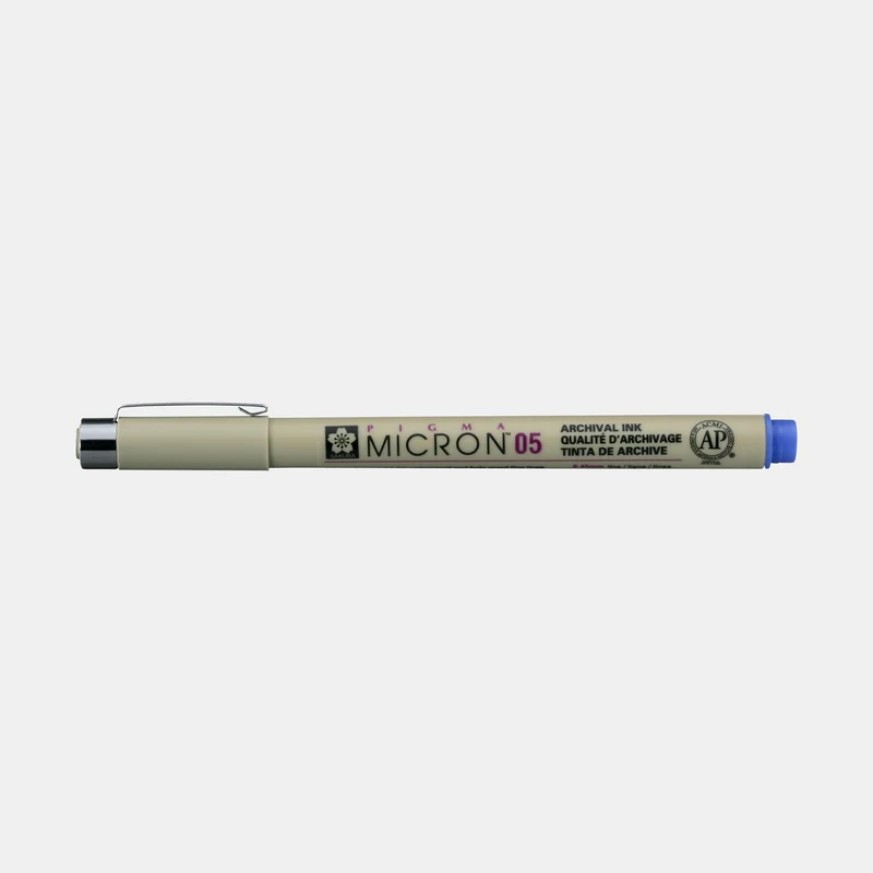 Sakura Pigma Micron 05 Fineliner, 0.45 mm, Set of 6 Colors