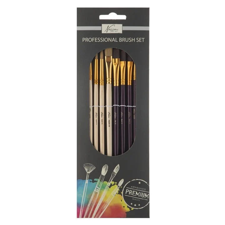 Nassau Brush Set, 10-Piece