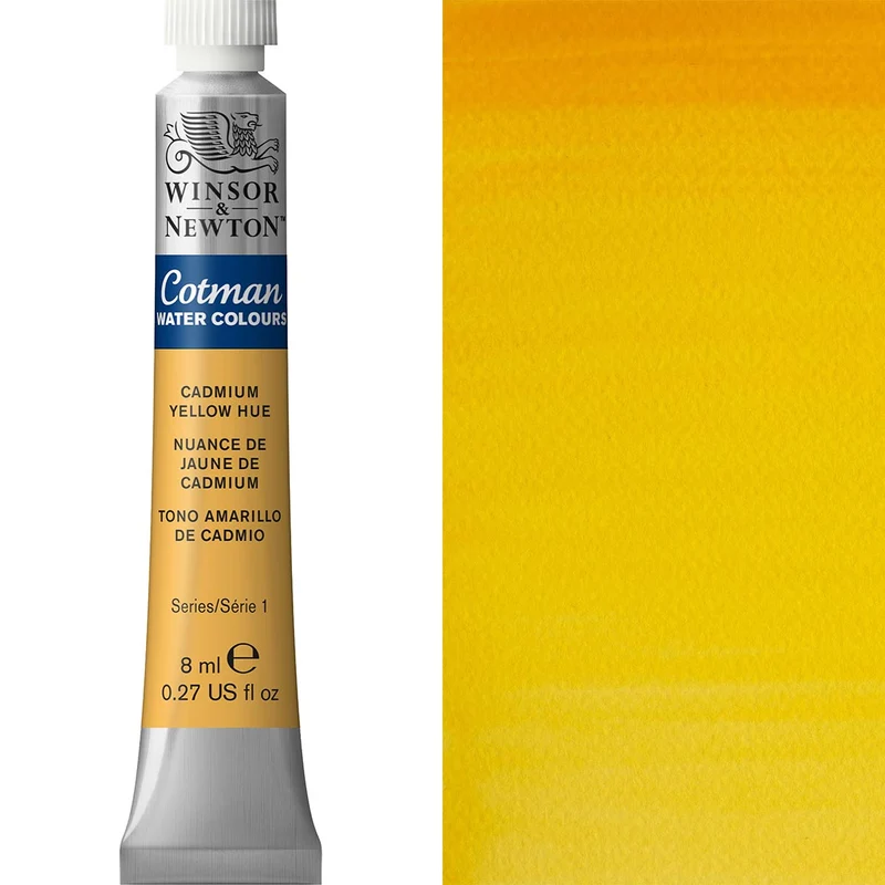 Winsor and Newton - Cotman Watercolour - 8ml - Cadmium Yellow