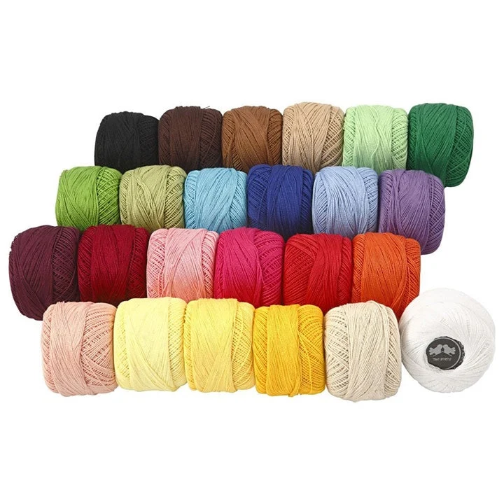 Embroidery Yarn Set, 24 x 20 g