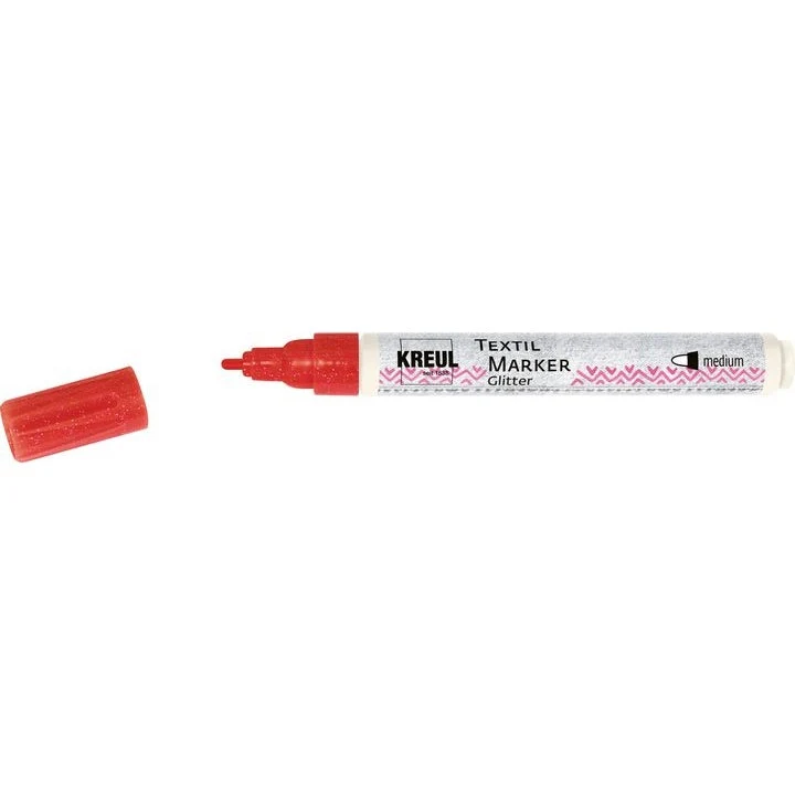 Kreul Medium Glitter Fabric Paint Pens