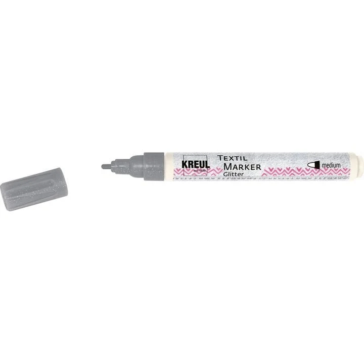 Kreul Medium Glitter Fabric Paint Pens