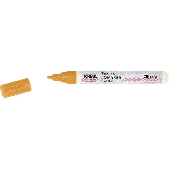 Kreul Medium Glitter Fabric Paint Pens