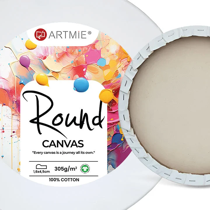 ARTMiE Round Stretched Canvas
