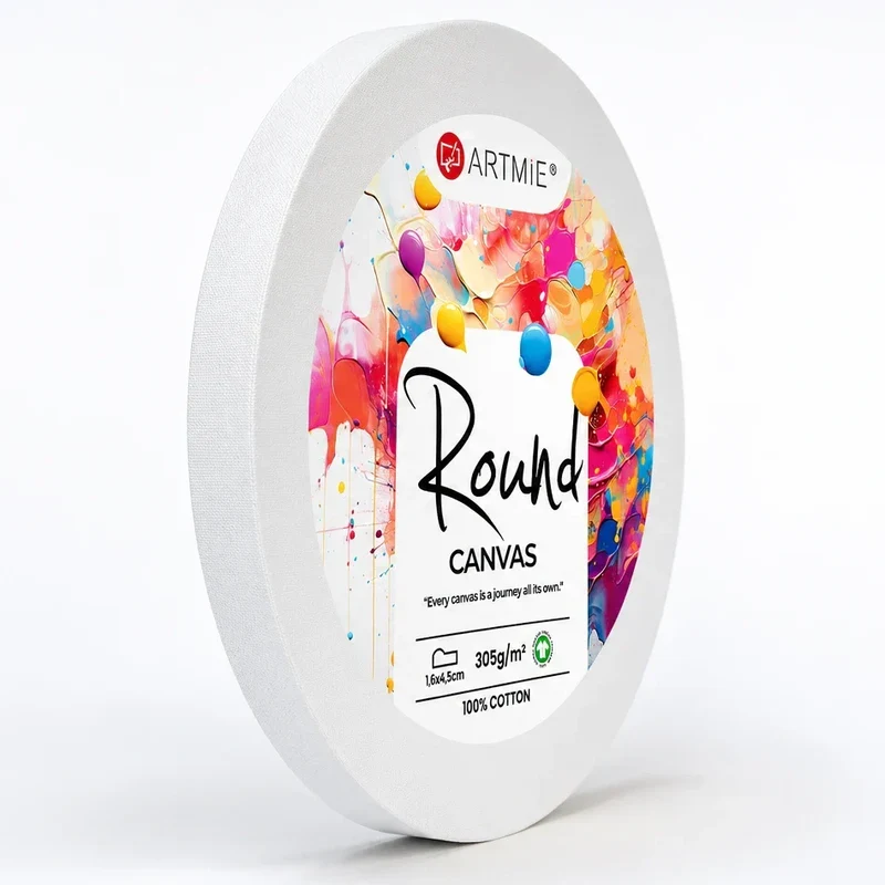 ARTMiE Round Stretched Canvas