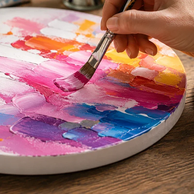 ARTMiE Round Stretched Canvas