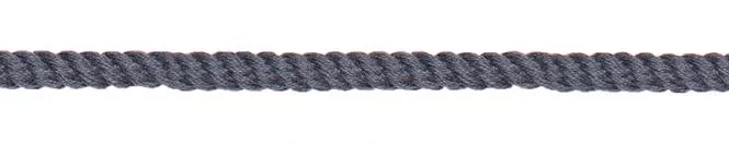 Kordel Parkakordel gedreht 4mm grau