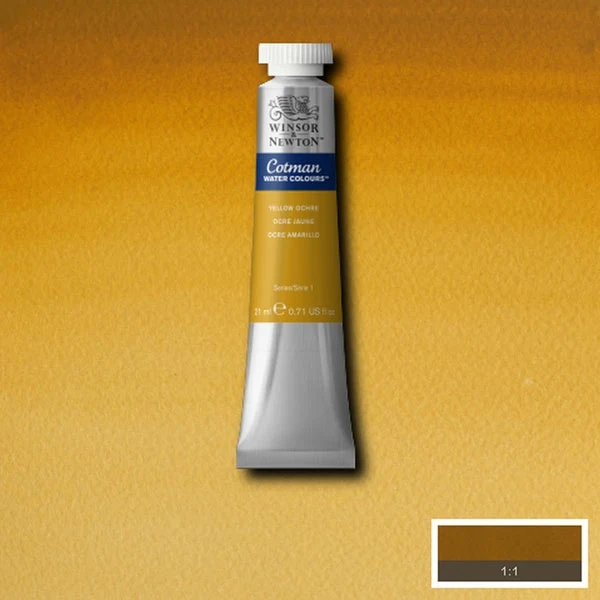 Winsor and Newton - Cotman Watercolour - 21ml - Yellow Ochre