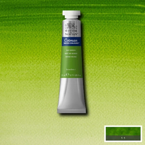 Winsor and Newton - Cotman Watercolour - 21ml - Sap Green