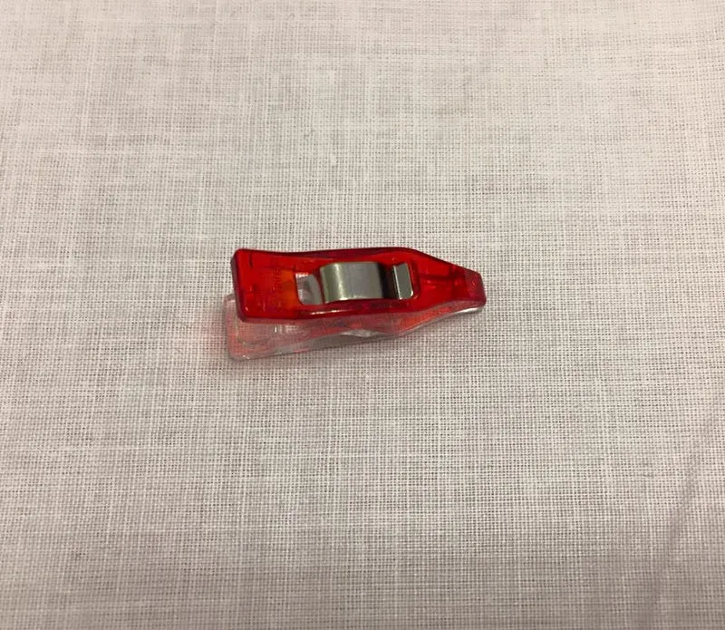 Clover Stoffklammern 1 Stk. rot mini