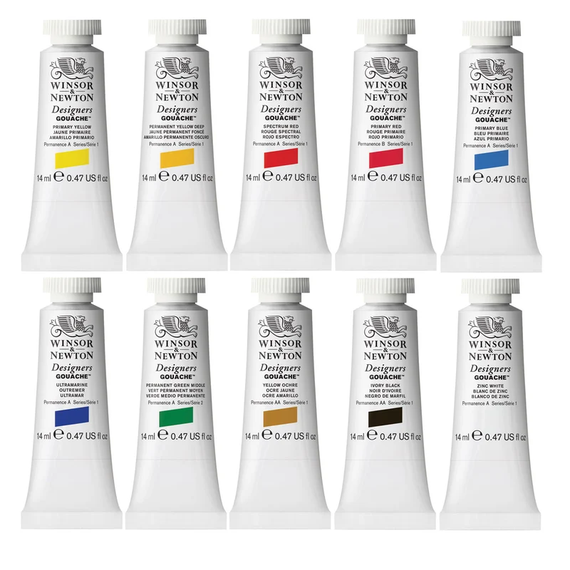 Winsor and Newton - Designers Gouache - Introductory Set