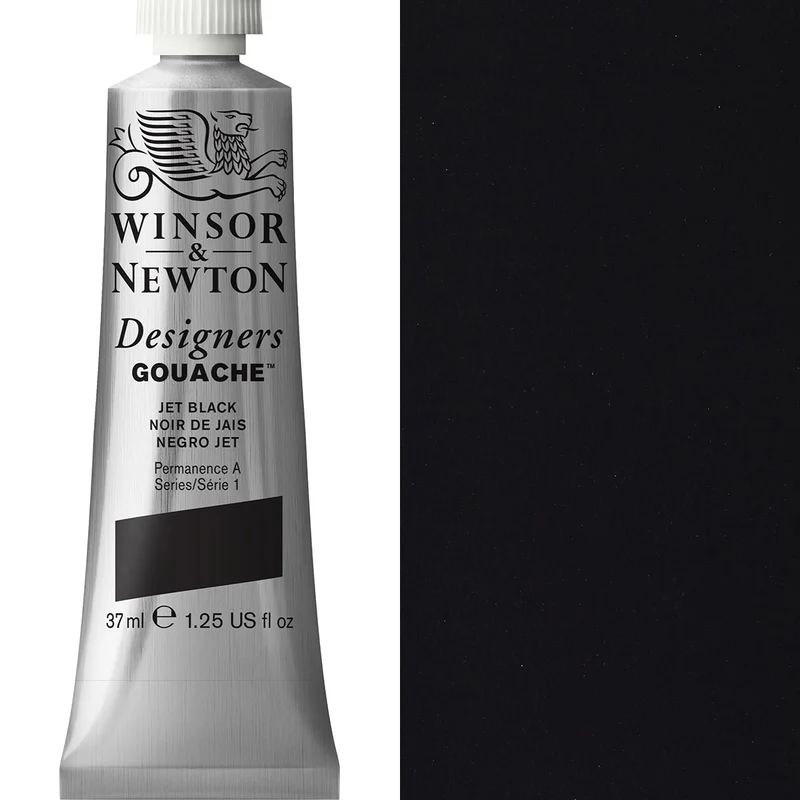 Winsor and Newton - Designers Gouache - 37ml - Jet Black