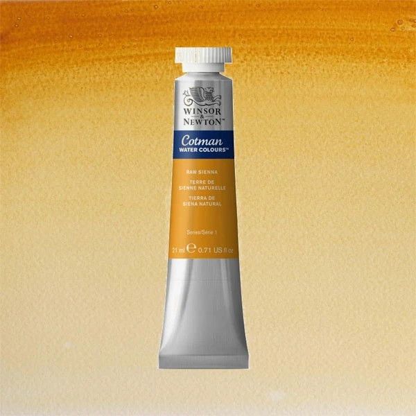 Winsor and Newton - Cotman Watercolour - 21ml - Raw Sienna