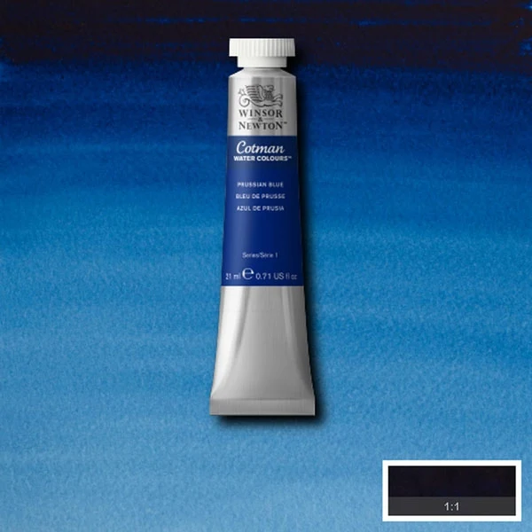 Winsor and Newton - Cotman Watercolour - 21ml - Prussian Blue