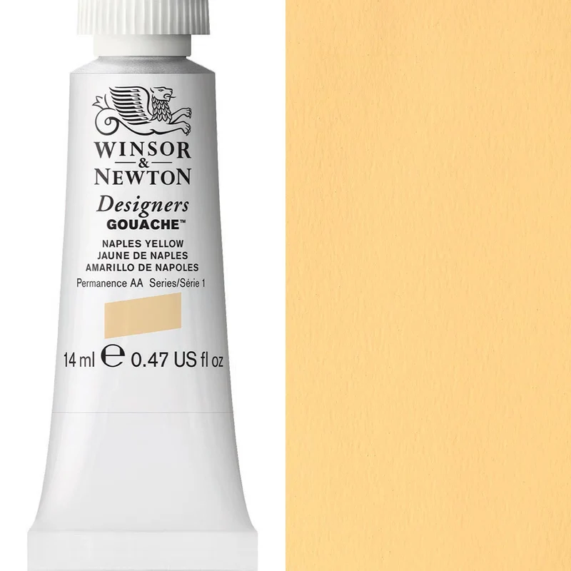 Winsor and Newton - Designers Gouache - 14ml - Naples Yellow