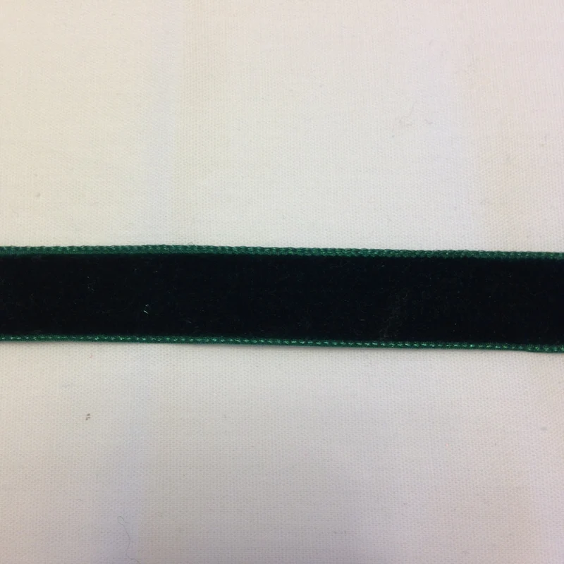 Samtband 16mm grün dunkelgrün