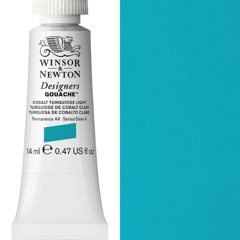 Winsor and Newton - Designers Gouache - 14ml - Cobalt Turquoise Light