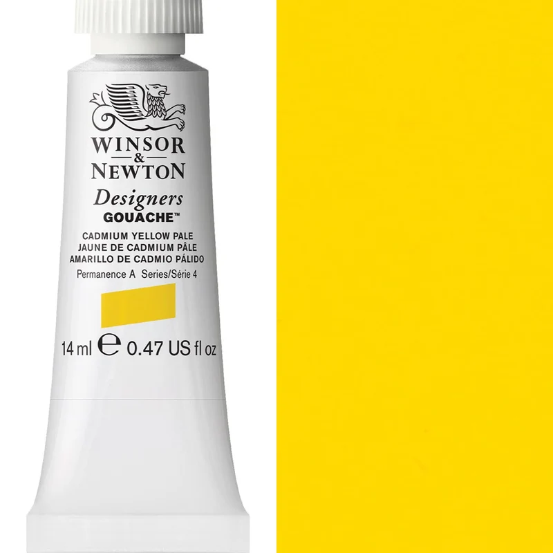 Winsor and Newton - Designers Gouache - 14ml - Cadmium Yellow Pale