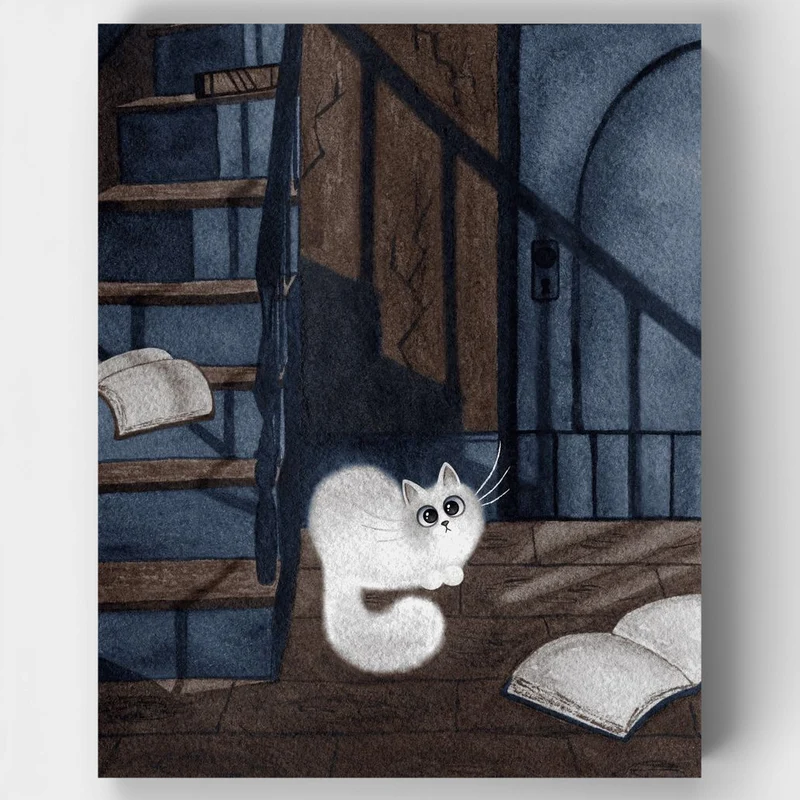 "Dark hall" Paint by Numbers Kit