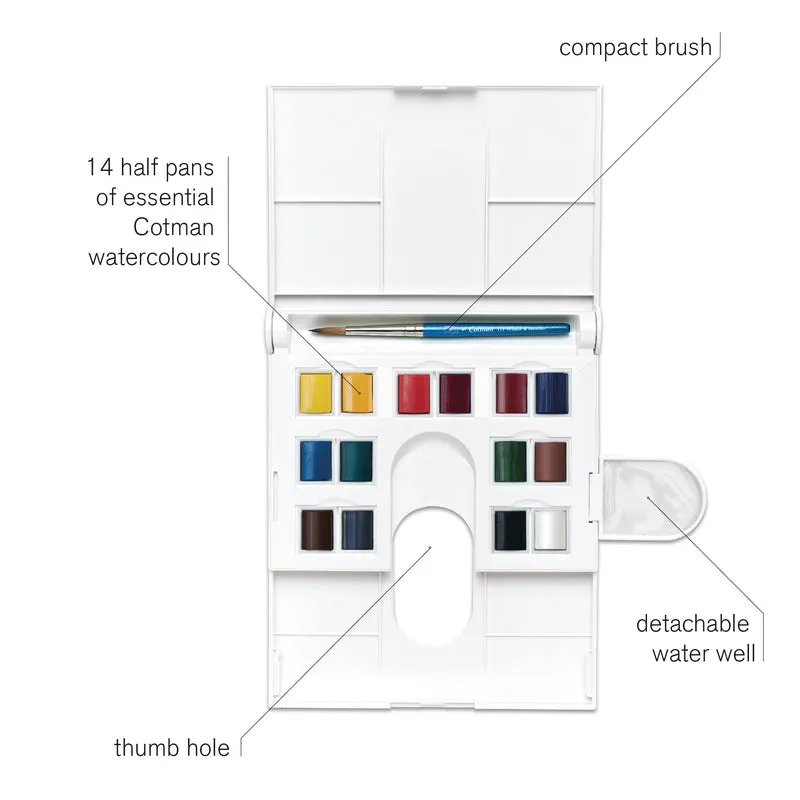 Winsor and Newton - Cotman Watercolour - Compact Set