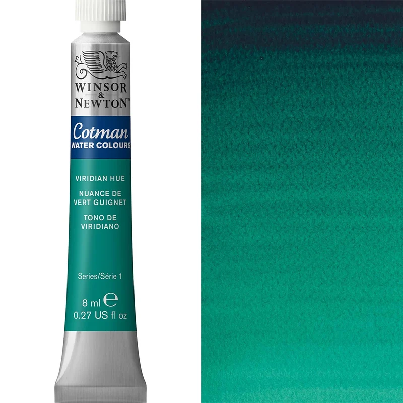 Winsor and Newton - Cotman Watercolour - 8ml - Viridian