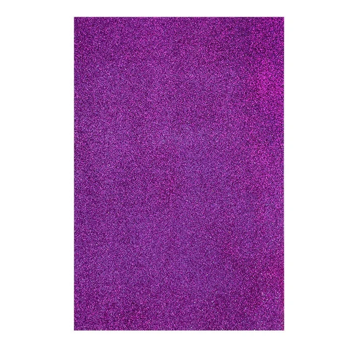 Glitter Decorative Self-Adhesive EVA Sheet, 20 x 30 cm
