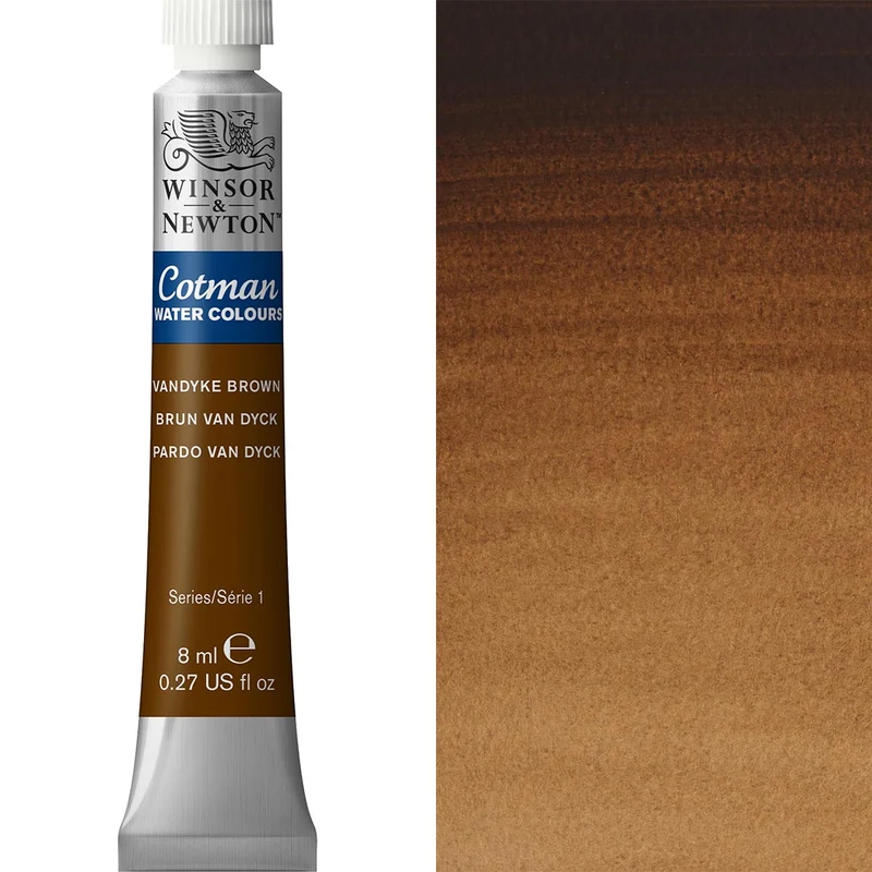Winsor and Newton - Cotman Watercolour - 8ml - Vandyke Brown