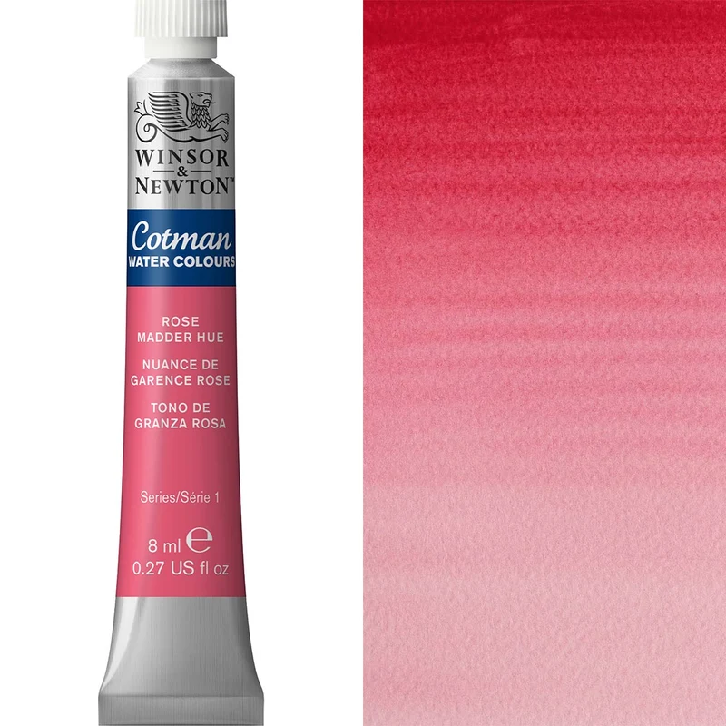 Winsor and Newton - Cotman Watercolour - 8ml - Rose Madd