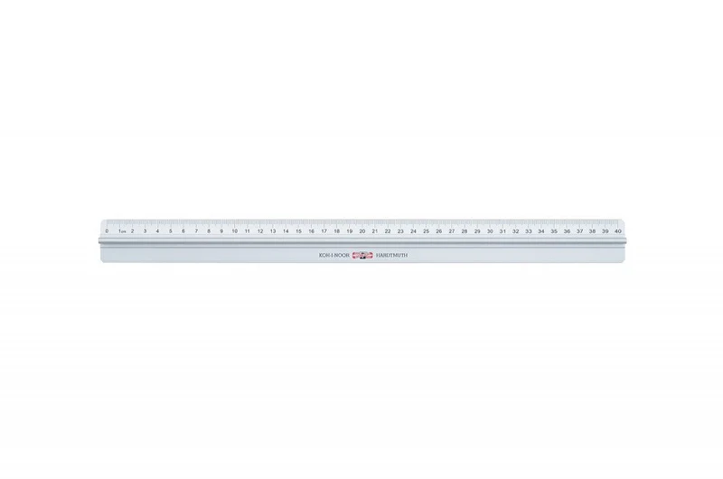 40 cm Metal Ruler with Handle