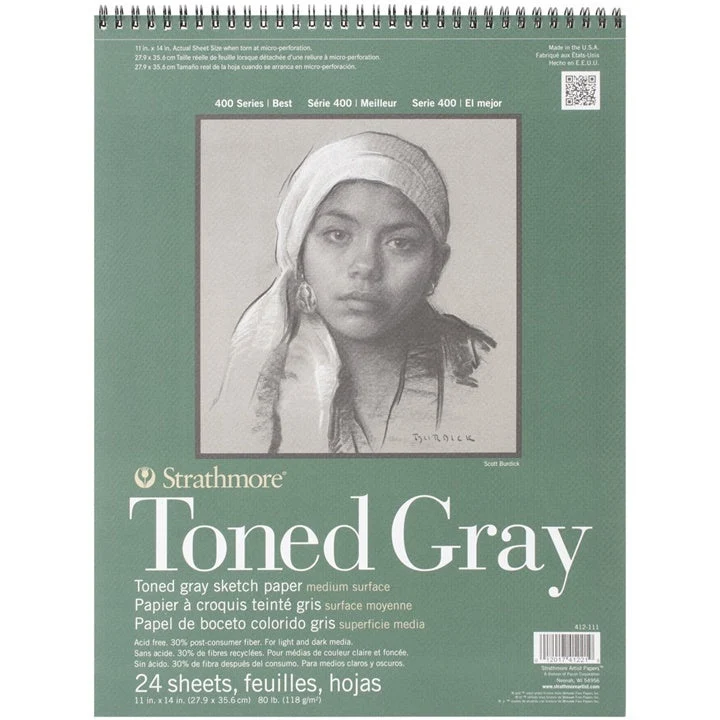 Strathmore Gray Toned Paper for Sketching