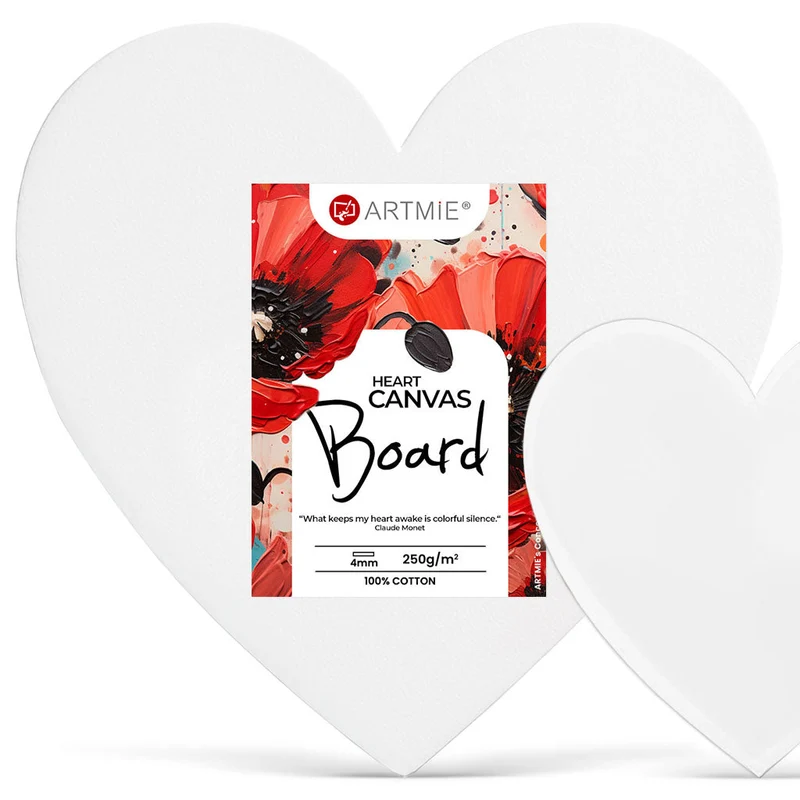 ARTMiE Heart Canvas Board