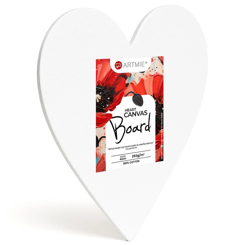 ARTMiE Heart Canvas Board
