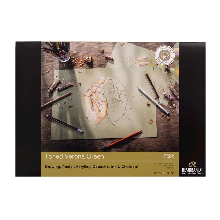 Rembrandt Tinted Paper Verona Green