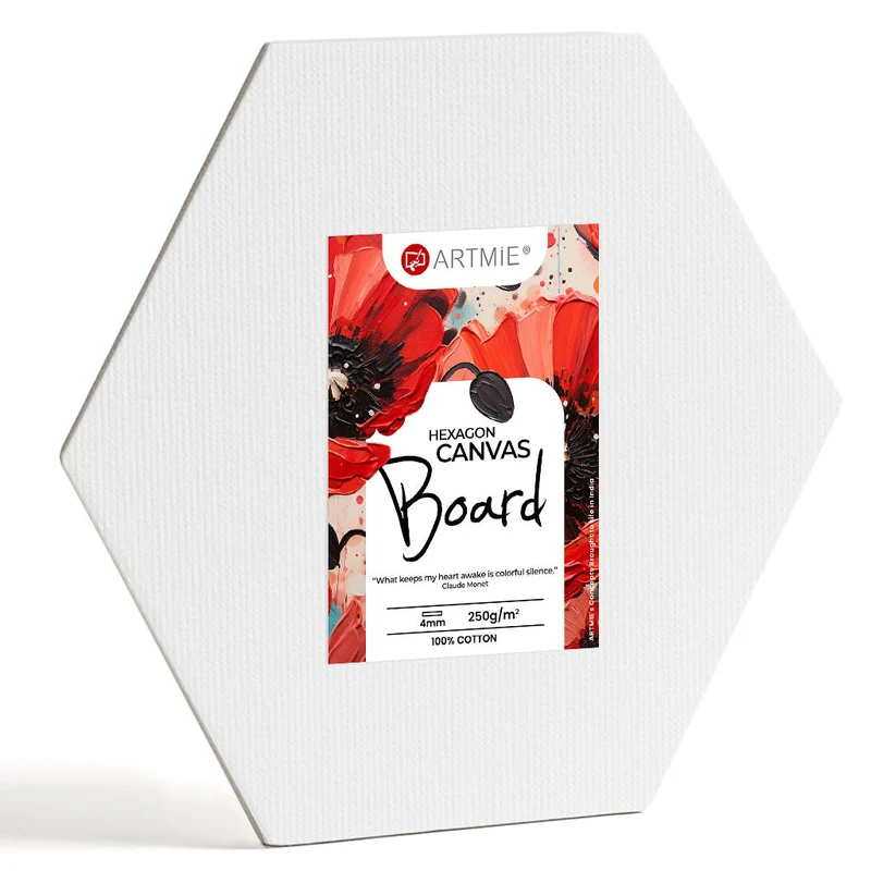 ARTMiE Hexagon Canvas Board