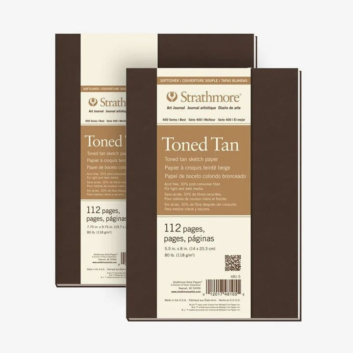 Strathmore Art Journal, Tan Toned Paper, Softcover