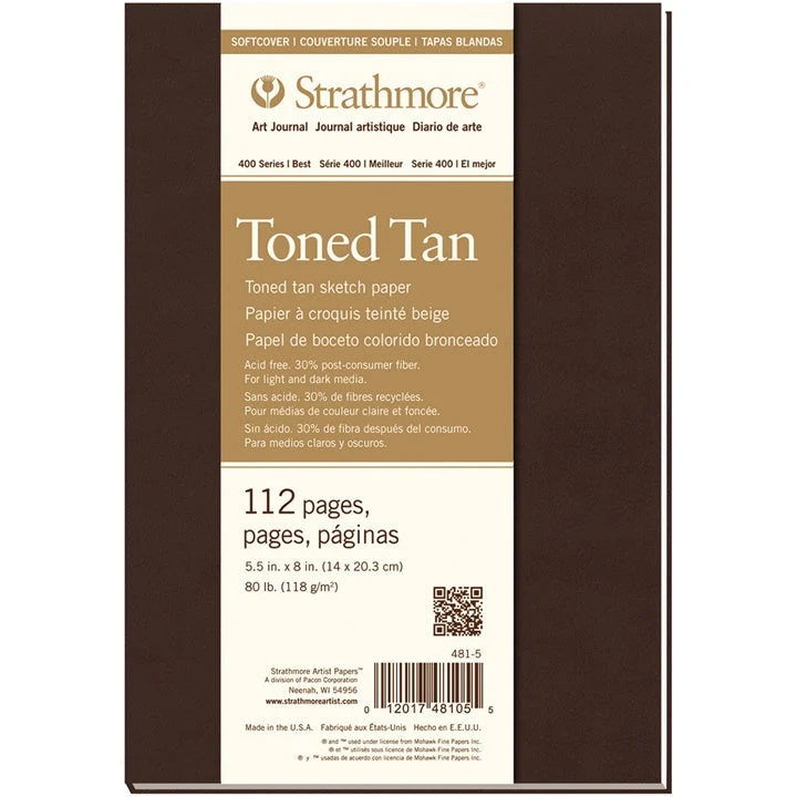 Strathmore Art Journal, Tan Toned Paper, Softcover