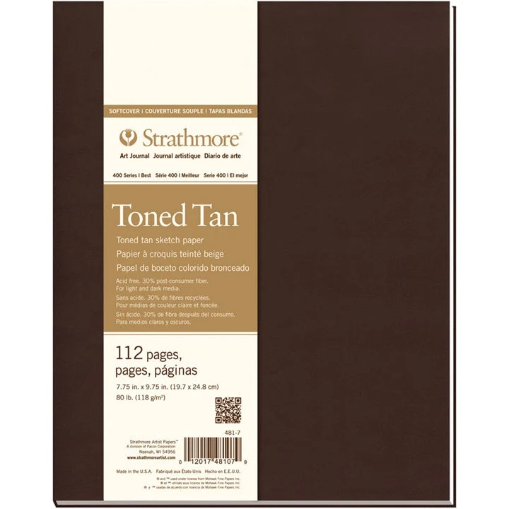 Strathmore Art Journal, Tan Toned Paper, Softcover