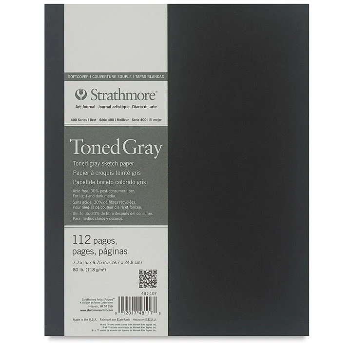 Strathmore Gray Toned Paper Art Journal, Softcover