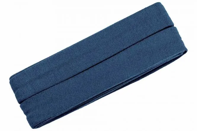 Jersey-Schrägband Viskose 3 Meter blau petrol Nr. 211