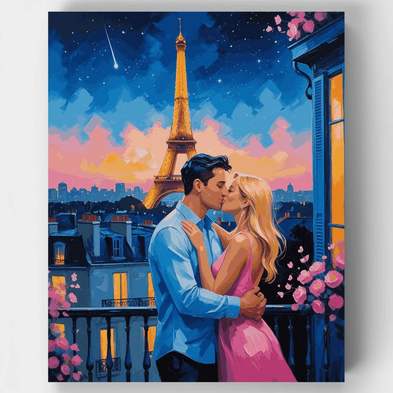 Parisian Date Night - Paint by Numbers Kit